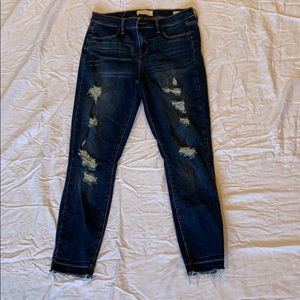 pacsun medium/darkwash jeggings